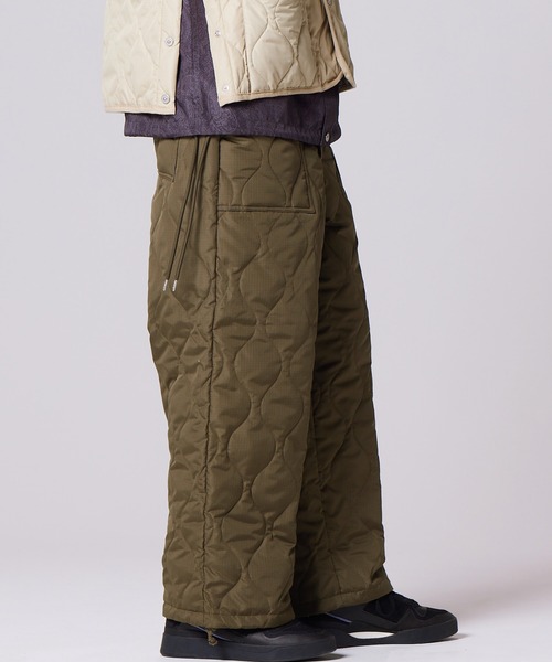 TAION（タイオン）の「【TAION（タイオン）】〈ウィメンズ〉ミリタリー ワイドダウンパンツ（その他パンツ・レディース・ブラック・M）」の10枚目の写真