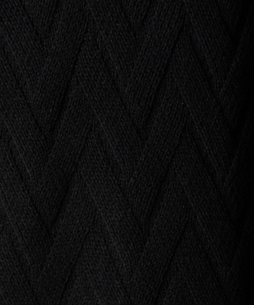 NICOLE CLUB FOR MEN（ニコルクラブフォーメン）の「ハーフジッププルオーバーニット（ニット/セーター・メンズ・ブラック/オフホワイト/ブルー系/ホワイト系・MEDIUM/X-LARGE/LARGE）」の16枚目の写真