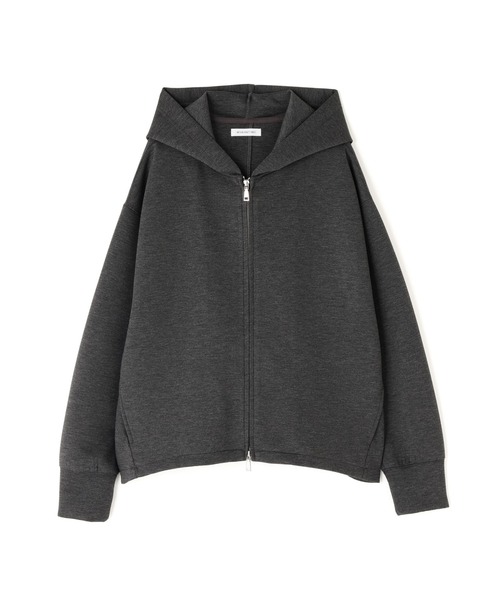 NATURAL BEAUTY BASIC（ナチュラルビューティーベーシック）の「◇テントラインダンボールパーカー（パーカー・レディース・ブラウン/オフホワイト/チャコールグレー・FREE）」の4枚目の写真