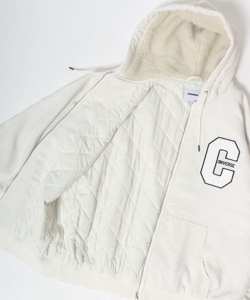 セール】CONVERSE/コンバース オーバーサイズ コーデュロイ フード裏