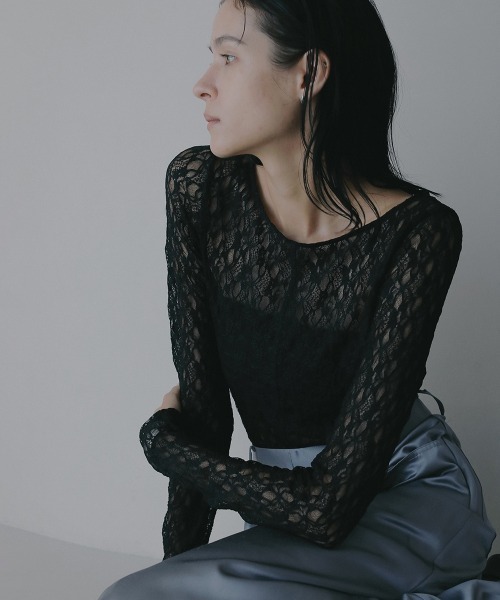 2WAY LACE TOPS（Tシャツ/カットソー）｜MANOF（マノフ）の