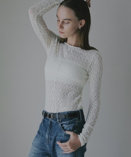 MANOF（マノフ）の「2WAY LACE TOPS（Tシャツ/カットソー）」 - WEAR