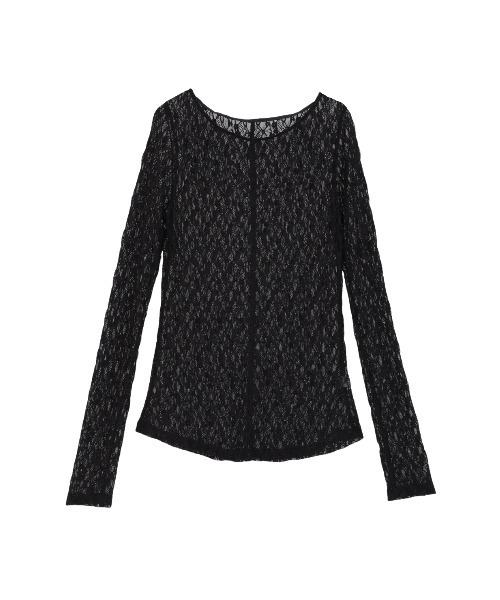 MANOF（マノフ）の「2WAY LACE TOPS（Tシャツ/カットソー・レディース・ホワイト/ブルー/ブラック・F）」の8枚目の写真