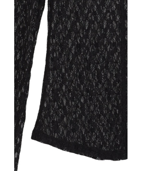 MANOF（マノフ）の「2WAY LACE TOPS（Tシャツ/カットソー・レディース・ホワイト/ブルー/ブラック・F）」の4枚目の写真