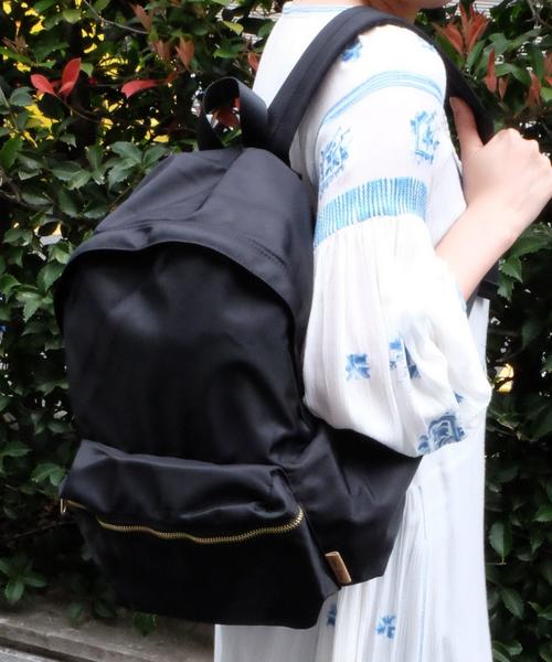 Another Edition(アナザーエディション)の「ジップリュック/AEBC ZIP RUCK◆(バックパック/リュック・レディース・ベージュ/ブラック/ネイビー・フリー)」の12枚目の写真