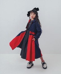 unica | フロッキードットzipperジャケットワンピース(ワンピース)