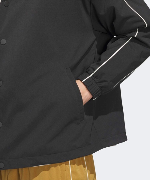 adidas originals 刺繍ロゴ入り　 ブラック ブルゾン　3XL adidas トラックジャケット 長袖 ブラック ロゴ 刺繍 スリーライン 金