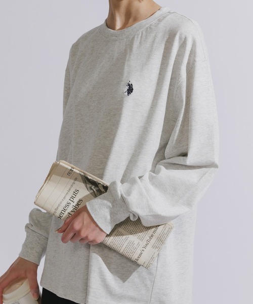 U.S. POLO ASSN.(ユーエスポロアッスン)の「U.S. POLO ASSN./ユーエスポロアッスン ロングスリーブTシャツ(Tシャツ/カットソー・メンズ・ネイビー/ブラック/グレー/オフホワイト・L/M/S)」の3枚目の写真