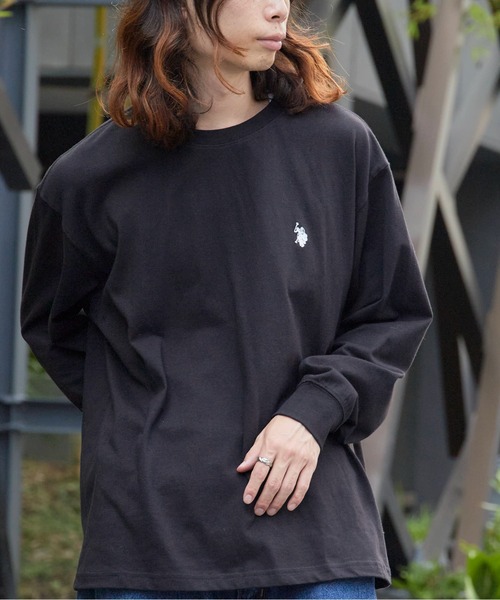 U.S. POLO ASSN.(ユーエスポロアッスン)の「U.S. POLO ASSN./ユーエスポロアッスン ロングスリーブTシャツ(Tシャツ/カットソー・メンズ・ネイビー/ブラック/グレー/オフホワイト・L/M/S)」の1枚目の写真