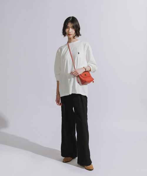 U.S. POLO ASSN.(ユーエスポロアッスン)の「U.S. POLO ASSN./ユーエスポロアッスン ロングスリーブTシャツ(Tシャツ/カットソー・メンズ・ネイビー/ブラック/グレー/オフホワイト・L/M/S)」の7枚目の写真