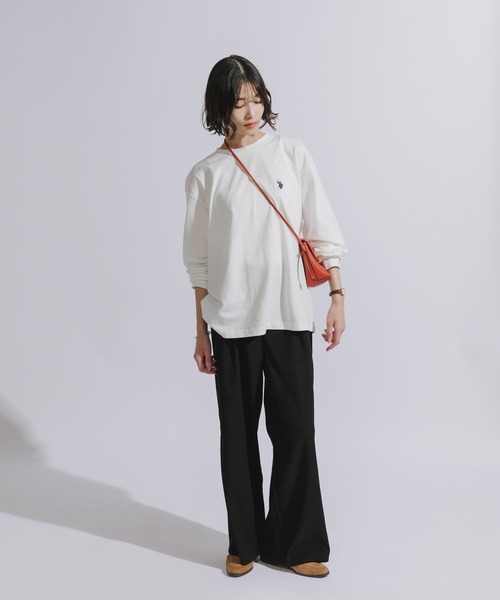 U.S. POLO ASSN.(ユーエスポロアッスン)の「U.S. POLO ASSN./ユーエスポロアッスン ロングスリーブTシャツ(Tシャツ/カットソー・メンズ・ネイビー/ブラック/グレー/オフホワイト・L/M/S)」の10枚目の写真