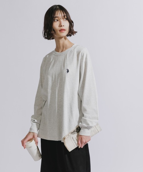 U.S. POLO ASSN.(ユーエスポロアッスン)の「U.S. POLO ASSN./ユーエスポロアッスン ロングスリーブTシャツ(Tシャツ/カットソー・メンズ・ネイビー/ブラック/グレー/オフホワイト・L/M/S)」の22枚目の写真