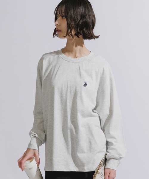 U.S. POLO ASSN.(ユーエスポロアッスン)の「U.S. POLO ASSN./ユーエスポロアッスン ロングスリーブTシャツ(Tシャツ/カットソー・メンズ・ネイビー/ブラック/グレー/オフホワイト・L/M/S)」の21枚目の写真