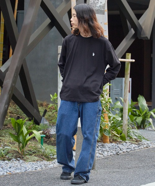 U.S. POLO ASSN.(ユーエスポロアッスン)の「U.S. POLO ASSN./ユーエスポロアッスン ロングスリーブTシャツ(Tシャツ/カットソー・メンズ・ネイビー/ブラック/グレー/オフホワイト・L/M/S)」の15枚目の写真