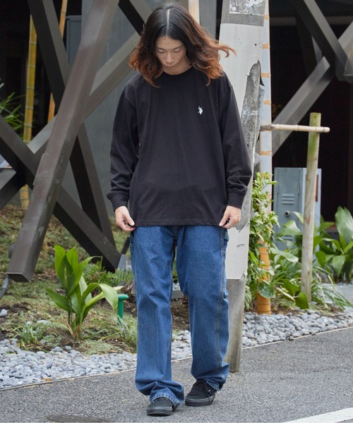 U.S. POLO ASSN.(ユーエスポロアッスン)の「U.S. POLO ASSN./ユーエスポロアッスン ロングスリーブTシャツ(Tシャツ/カットソー・メンズ・ネイビー/ブラック/グレー/オフホワイト・L/M/S)」の16枚目の写真