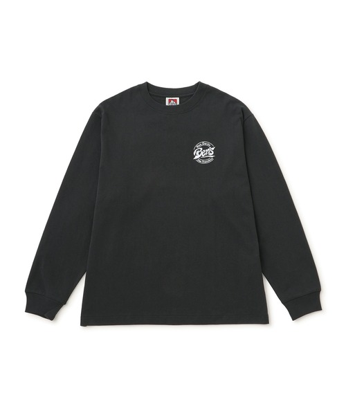 BEN DAVIS(ベンデイビス)の「【BENDAVIS/ベンデイビス】サークルロゴロングスリーブTシャツ(Tシャツ/カットソー・メンズ・ホワイト/チャコールグレー/グリーン・L/LL/M)」の2枚目の写真