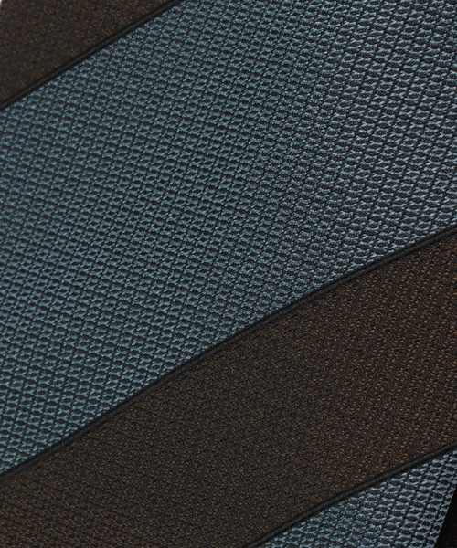 EDIFICE（エディフィス）の「Holliday & Brown(ホリデー & ブラウン) Bold ストライプ タイ（ネクタイ・メンズ・ブラウン系その他/ダークブルー・FREE）」の7枚目の写真