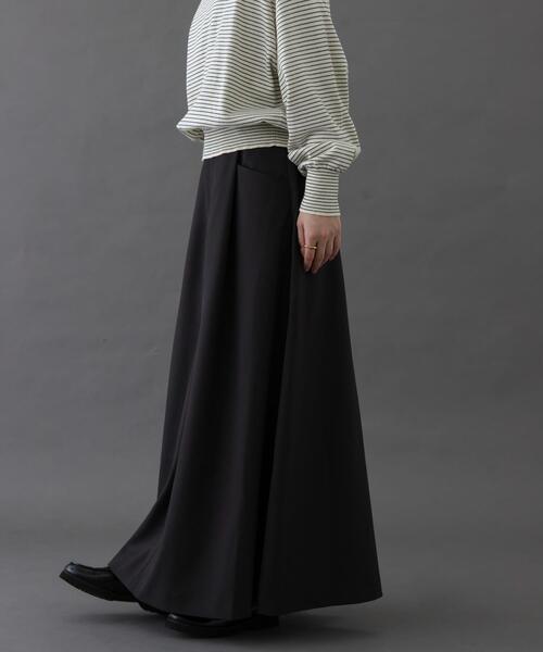 FORK&SPOON（フォークアンドスプーン）の「FORK&SPOON　バックゴムフレアスカート（スカート・レディース・ブラウン系その他/チャコールグレー・1/2）」の15枚目の写真