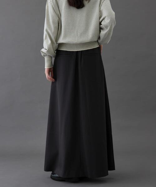 FORK&SPOON（フォークアンドスプーン）の「FORK&SPOON　バックゴムフレアスカート（スカート・レディース・ブラウン系その他/チャコールグレー・1/2）」の16枚目の写真