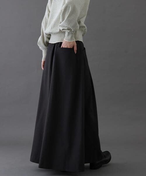 FORK&SPOON（フォークアンドスプーン）の「FORK&SPOON　バックゴムフレアスカート（スカート・レディース・ブラウン系その他/チャコールグレー・1/2）」の17枚目の写真