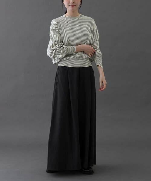 FORK&SPOON（フォークアンドスプーン）の「FORK&SPOON　バックゴムフレアスカート（スカート・レディース・ブラウン系その他/チャコールグレー・1/2）」の18枚目の写真