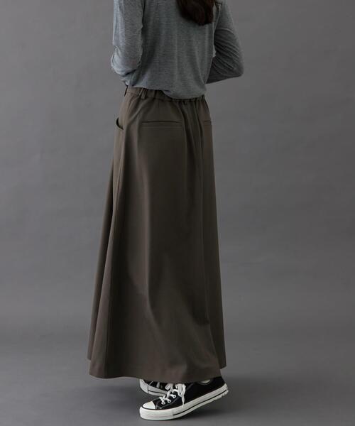 FORK&SPOON（フォークアンドスプーン）の「FORK&SPOON　バックゴムフレアスカート（スカート・レディース・ブラウン系その他/チャコールグレー・1/2）」の11枚目の写真