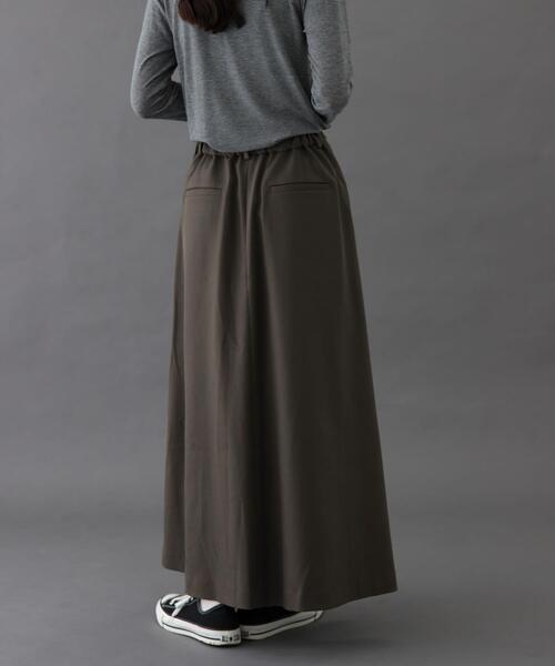 FORK&SPOON（フォークアンドスプーン）の「FORK&SPOON　バックゴムフレアスカート（スカート・レディース・ブラウン系その他/チャコールグレー・1/2）」の3枚目の写真