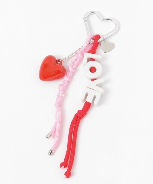 tiny tiny（ティニーティニー）の「LOVEパラコードチャーム[tiny tiny(ティニーティニー)]（チャーム・レディース・レッド/パープル/ブルー・0）」の6枚目の写真