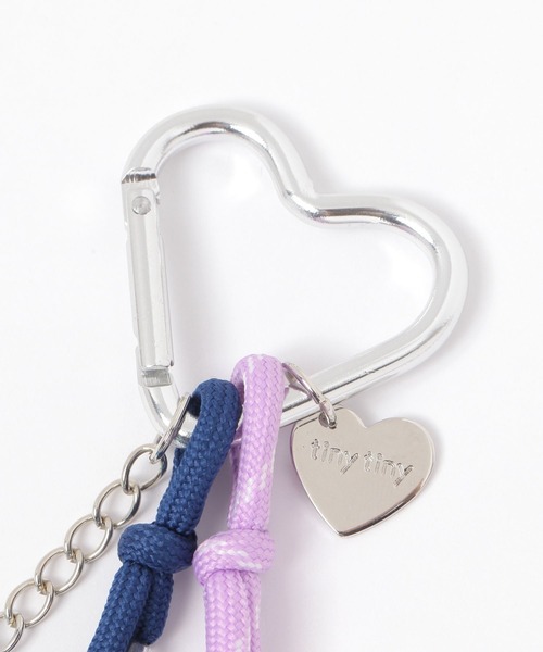 tiny tiny（ティニーティニー）の「LOVEパラコードチャーム[tiny tiny(ティニーティニー)]（チャーム・レディース・レッド/パープル/ブルー・0）」の7枚目の写真