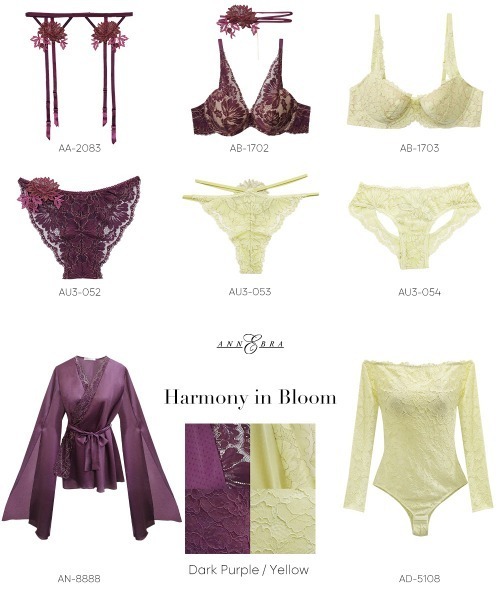 Harmony in Bloom レースコンビロングドレス（ブラジャー