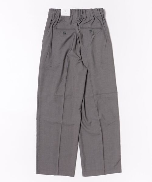m.f.editorial（エムエフエディトリアル）の「【ストレッチ UVカット】m.f.エディトリアル レディース ワンタック ワイドパンツ（スラックス・レディース・グレー系その他2・LARGE/MEDIUM）」の12枚目の写真