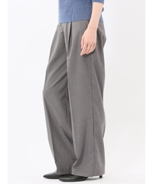 m.f.editorial | 【ストレッチ UVカット】m.f.エディトリアル レディース ワンタック ワイドパンツ(スラックス)