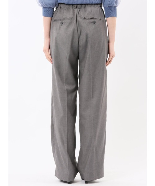 m.f.editorial（エムエフエディトリアル）の「【ストレッチ UVカット】m.f.エディトリアル レディース ワンタック ワイドパンツ（スラックス・レディース・グレー系その他2・LARGE/MEDIUM）」の8枚目の写真