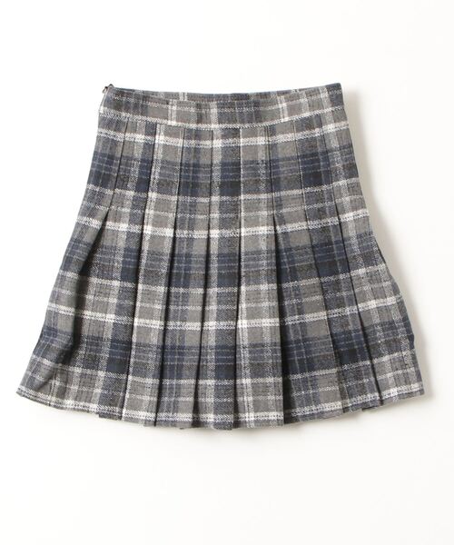 Dream garden(ドリームガーデン)の「チェック柄プリーツ ミニスカート(スカート・レディース・ブラウン/グレー・3XL/2XL/XL/L/M/S/XS)」の3枚目の写真