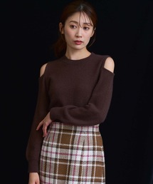 NOELA | オープンショルダーフォックスニット(ニット/セーター)