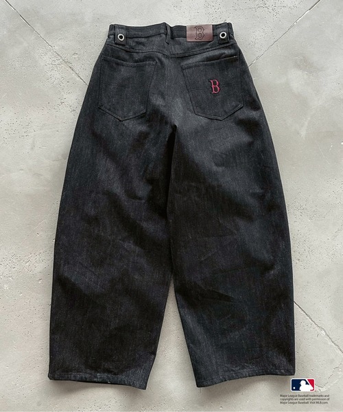 Perushu × MLB コラボリジットデニムパンツ（デニムパンツ）｜Perushu