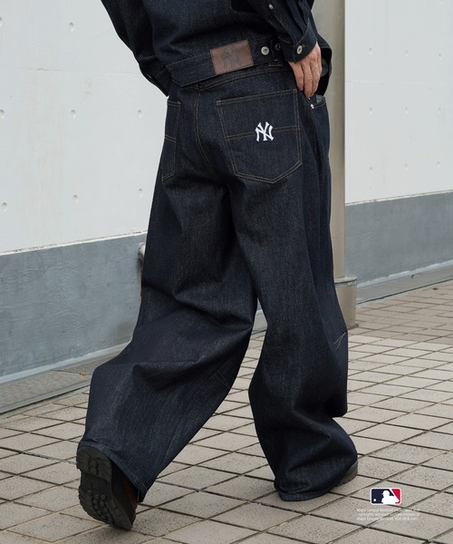セール】Perushu × MLB コラボリジットデニムパンツ（デニムパンツ