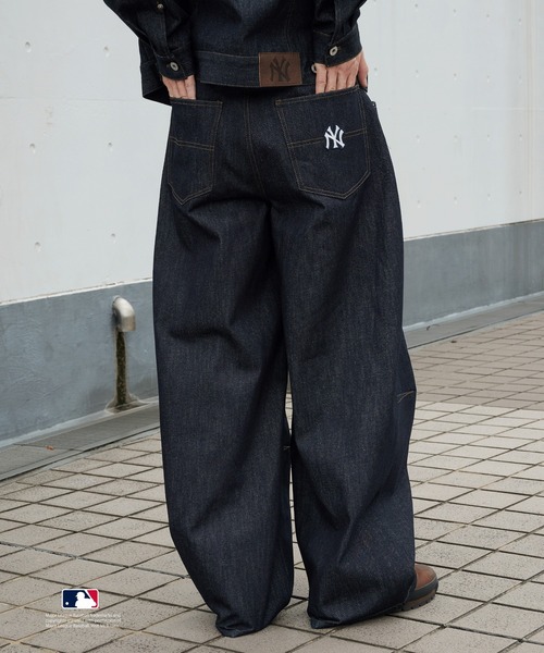 Perushu（ペルーシュ）の「Perushu × MLB コラボリジットデニムパンツ 