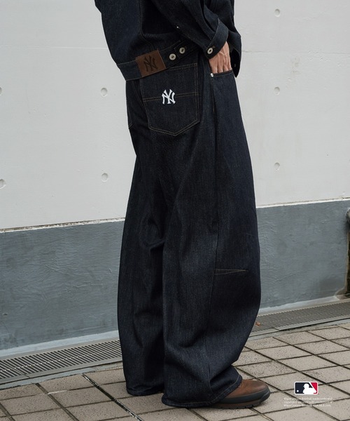 Perushu × MLB コラボリジットデニムパンツ（デニムパンツ）｜Perushu