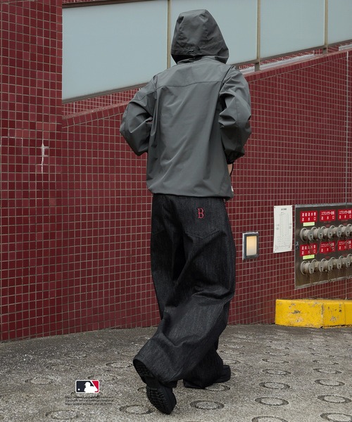 Perushu × MLB コラボリジットデニムパンツ（デニムパンツ）｜Perushu