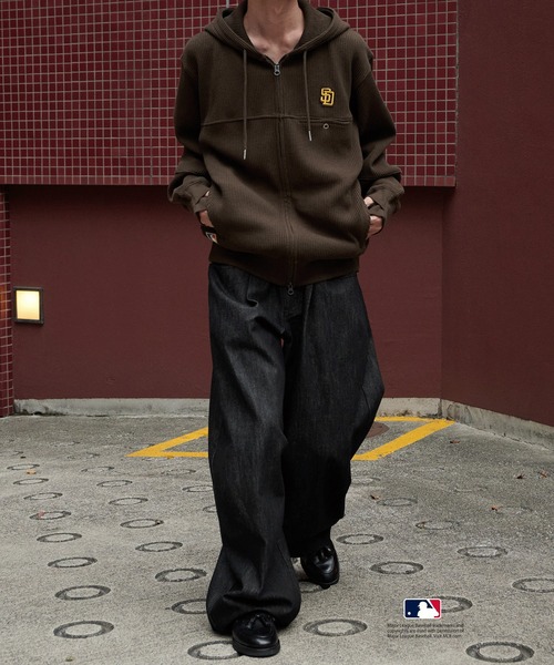 Perushu × MLB コラボリジットデニムパンツ（デニムパンツ）｜Perushu