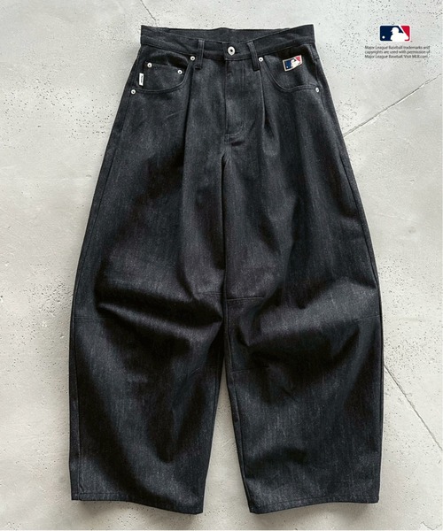 Perushu × MLB コラボリジットデニムパンツ（デニムパンツ）｜Perushu