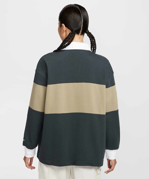 ナイキ スポーツウェア ウィメンズ ロングスリーブ グラフィック ポロ