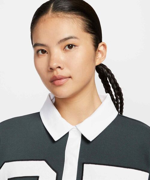 ナイキ スポーツウェア ウィメンズ ロングスリーブ グラフィック ポロ