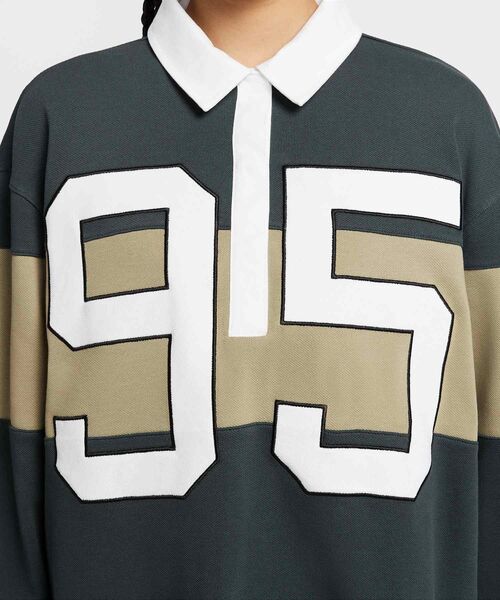 ナイキ スポーツウェア ウィメンズ ロングスリーブ グラフィック ポロ