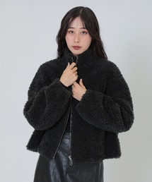 SUWDEE（スーディー）の「wool boa zip up short blouson（ブルゾン）」