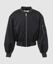 entire studios jacket ブラック ジャケット　ブルゾン　黒 Moto bomber jacket in black - Entire Studios | Mytheresa