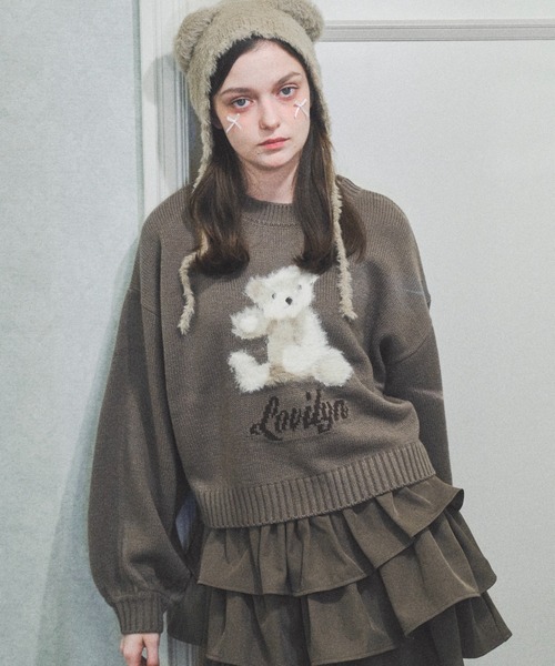 Lovilyn（ラヴィリン）の「ふわふわクマちゃんニット（ニット/セーター