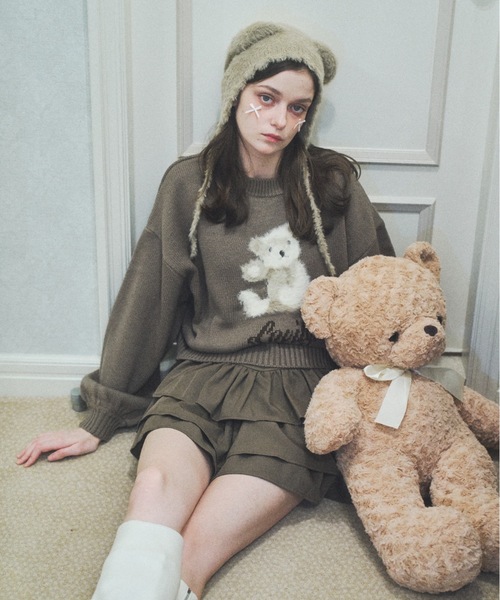 くまちゃんセーター☆ Lovilyn（ラヴィリン）の「ふわふわクマちゃんニット（ニット/セーター