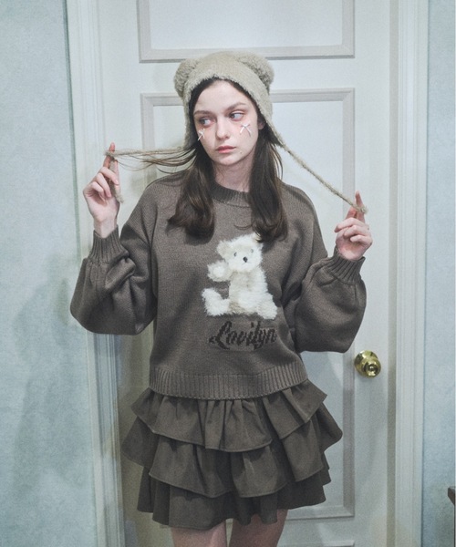 Lovilyn（ラヴィリン）の「ふわふわクマちゃんニット（ニット/セーター